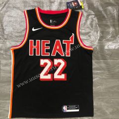 2018 Retro Night NBA Miami Heat Black （Butler）#22 Jersey-311