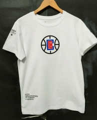 Ape-man Signed Jointly NBA Los Angeles Clippers White Cotton T-shirt-LH