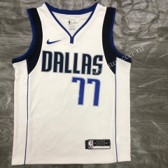 NBA Dallas Mavericks Home White (Doncic) #77 Jersey