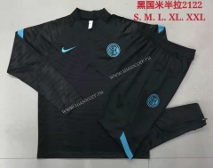 2021-2022 Inter Milan Black Thailand Tracksuit -815