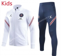 2021-2022 Jordan Paris SG White Kids/Youth Jacket Unifom-GDP