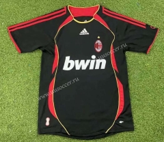2006 -07 Retro Version AC Milan 2nd Away Black Thailand Soccer Jersey AAA-503