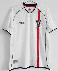 00-01 England  Home White Thailand Soccer Jersey AAA-c1046