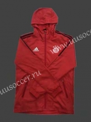 2021-2022 Bayern München Red Trench Coats With Hat-GDP