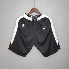 2021 City EditionNBA Los Angeles Clippers Black  Shorts-CS
