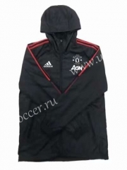 2021-2022 Manchester United Black Wind Coat With Hat-GDP