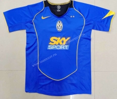 Retro Version 04-05 Juventus 2nd Away Blue Thailand Soccer Jersey AAA-HR