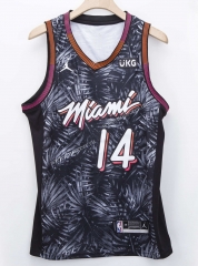 Jordan NBA Miami Heat Gray #14 Jersey