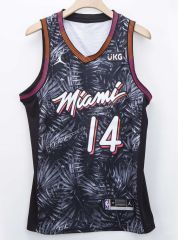 Jordan NBA Miami Heat Gray #14 Jersey