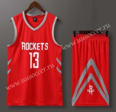 Houston Rockets NBA Red  #13 Jersey-613