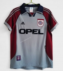 98-99 Bayern München Away Gray Thailand Soccer Jersey AAA-c1046