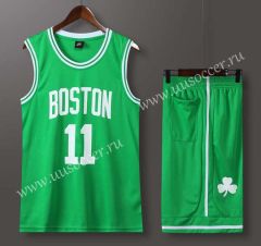 NBA  Boston Celtics Black #11 Jersey-613