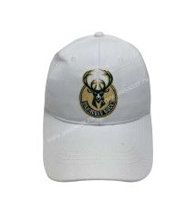 Milwaukee BucksWhite Basketball Hat