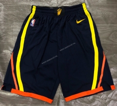 2021City version NBA Golden State Warriors Black Shorts-311