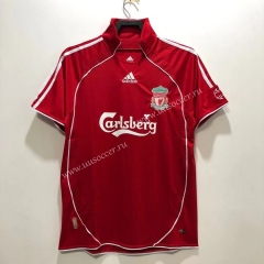 06-08 Retro Version Liverpool Home Red Thailand Soccer Jersey AAA-811