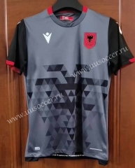 21-22 Albania 2nd Away Grey Thailand Soccer Jersey AAA-7T