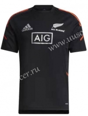 2020 All Black  Home Black  Rugby Shirt