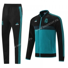 2021-2022 Real Madrid Blue Soccer Jacket Uniform-LH