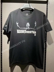 Ronaldo Commemorative Edition  Manchester United  Black Jersey-CS