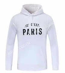 2021-2022 Jordan Paris SG White Thailand Soccer Tracksuit Top With Hat-cs