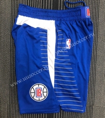 2021 Flying man EditionNBA Los Angeles Clippers blue Shorts-311