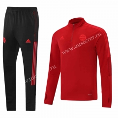 2021-2022 Bayern München Red  Thailand Tracksuit Uniform-LH