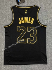 2021 NBA Lakers black gold  #23Jersey-SN