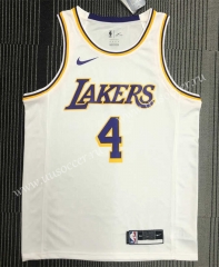 2021 NBA Lakers White #4 Jersey-311