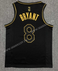 2021 NBA Lakers black gold  #8Jersey-SN