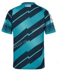 21-22 Fiji Away  Blue &Green  Training Thailand Rugby Jersey