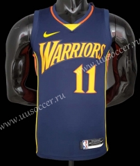 New Arrival NBA Golden State Warriors Blue  #11 Jersey-SN