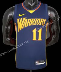 New Arrival NBA Golden State Warriors Blue  #11 Jersey-SN