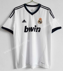 12-13 Retro Version Real Madrid  Home White Thailand Soccer Jersey AAA-C1046