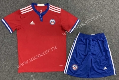 21-22 Chile  Home Red Soccer Uniform-GB