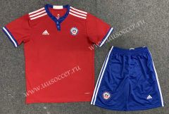 21-22 Chile  Home Red Soccer Uniform-GB