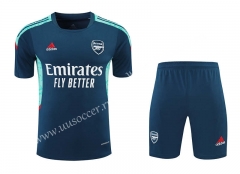 21-22 Arsenal Dark Blue  Thailand Soccer Uniform-418