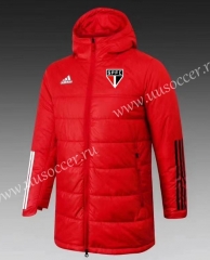 21-22 Sao Paulo Red Cotton With Hat Uniform-GDP