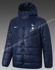 21-22  Tottenham Hotspur Royal Blue Thailand Soccer Cotton With Hat-GDP