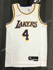 75th anniversary  NBA Lakers White  #4 Jersey-311（Rondo）