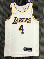 75th anniversary  NBA Lakers White  #4 Jersey-311（Rondo）