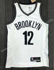 75th Anniversary Edition   NBA Brooder Jeklyn Nets White #12-311