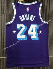 21-22 City Edition NBA Lakers Purple #24  Jersey-311
