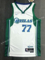 21-22 City Edition NBA Dallas Mavericks Home White (Doncic) #77 Jersey-311