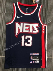 21-22 75th Anniversary Edition   NBA Brooder Jeklyn Nets Black  #13-311