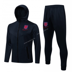 21-22 England Royal Blue Soccer Thailand Jacket Uniform-815