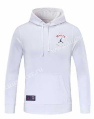 2021-2022 Jordan Paris SG White Thailand Soccer Tracksuit Top With Hat-cs