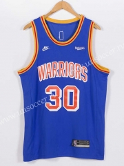 21-22 City Edition  NBA Golden State Warriors Blue #30 Jersey