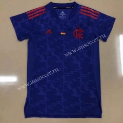 2021-22 CR Flamengo Purple Thailand Women Soccer Jersey AAA-908