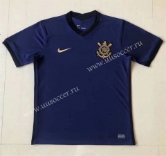 2021-2022 Corinthians 2nd Away Royal Blue Thailand Soccer Jersey AAA-908