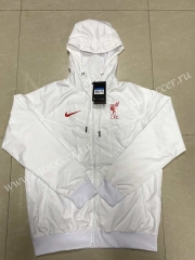 2021-22 Liverpool White  Wind Coat With Hat-815